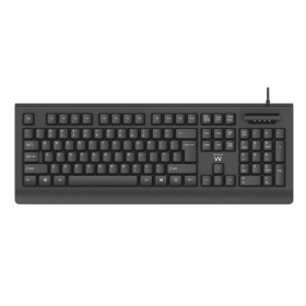 Clavier Ewent EW3286 Noir Espagnol Qwerty QWERTY de Ewent, Claviers - Réf : S5630828, Prix : 30,78 €, Remise : %