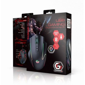 Souris GEMBIRD MUSG-RAGNAR-RX300 Noir 12000 dpi de GEMBIRD, Souris - Réf : S5630959, Prix : 13,19 €, Remise : %