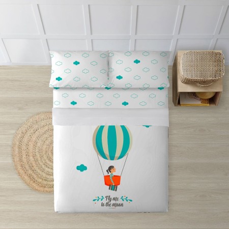 Bedding set Decolores Globo Chica Multicolour | Tienda24 Tienda24.eu