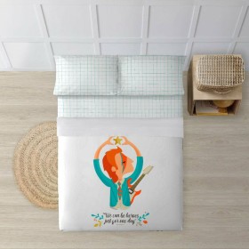 Fitted bottom sheet Kids&Cotton Nashik Multicolour 105 x 200 cm | Tienda24 Tienda24.eu