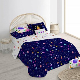 Housse de Couette Kids&Cotton Dayton Big Blanc 175 Fils 180 x 220 cm 180 x 240 cm | Tienda24 Tienda24.eu