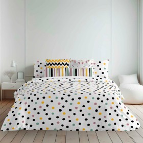 Bettdeckenbezug Kids&Cotton Kibo Small Bunt 175 Fäden 180 x 220 cm 180 x 240 cm | Tienda24 Tienda24.eu