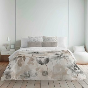 Duvet cover set Hosteline VEGAS Grey Double 2 Pieces | Tienda24 Tienda24.eu