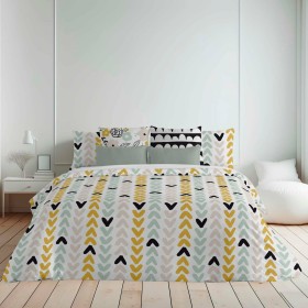 Duvet cover set TODAY Yellow 240 x 220 cm 3 Pieces | Tienda24 Tienda24.eu