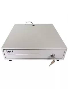 Cash Register Drawer iggual IRON-10R Black | Tienda24 Tienda24.eu