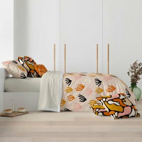 Bettdeckenbezug Alexandra House Living Berna Bunt | Tienda24 Tienda24.eu