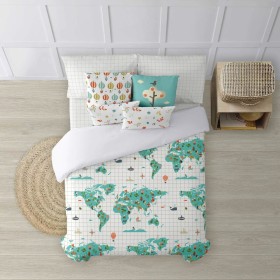 Juego de funda nórdica Alexandra House Living Urban Multicolor Cama de 150 2 Piezas | Tienda24 Tienda24.eu