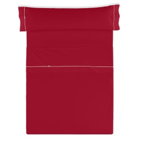 Bedding set Alexandra House Living Burgundy Single 3 Pieces by Alexandra House Living, Sheets and pillowcases - Ref: D1600012...