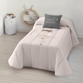 Blanket DKD Home Decor 150 x 125 x 1 cm Light Pink (2 Units) | Tienda24 Tienda24.eu