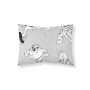 Funda de almohada Looney Tunes Blanco Negro Multicolor 175 Hilos 50x80cm 50 x 80 cm 100 % algodón | Tienda24 Tienda24.eu