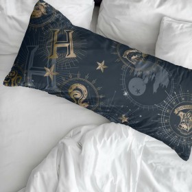 Pillowcase Harry Potter Dealthy Hallows Grey Multicolour 175 Threads 45 x 110 cm | Tienda24 Tienda24.eu