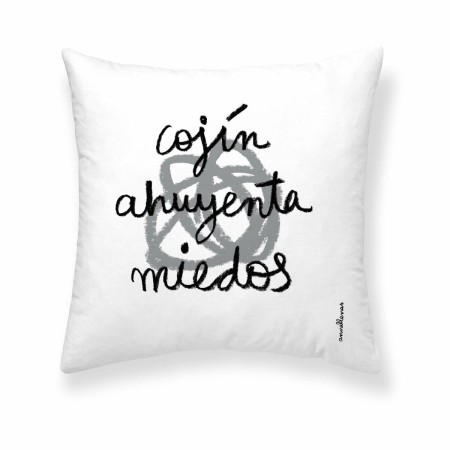 Cushion cover Decolores Miedos Multicolour 50 x 50 cm Cotton Spanish | Tienda24 Tienda24.eu