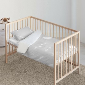 Housse de couette pour berceau Kids&Cotton Vichy 115 x 145 cm | Tienda24 Tienda24.eu