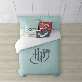 Conjunto de capa de edredom Alexandra House Living Urban Multicolor Casal 3 Peças | Tienda24 Tienda24.eu