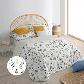 Capa nórdica HappyFriday Blanc Firefly Multicolor 180 x 220 cm | Tienda24 Tienda24.eu