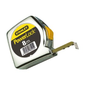 Flexomètre Stanley POWERLOCK 8 m x 25 mm ABS de Stanley, Mètres d'arpenteur - Réf : S6500746, Prix : 29,25 €, Remise : %