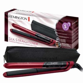 Ferro de Cabelo Remington Silk Straightener 110 mm Vermelho Preto de Remington, Pranchas para o cabelo - Ref: S6503127, Preço...