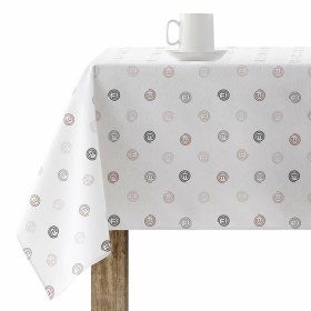 Tischdecke Grau Weiß Jacquard (140 x 180 cm) | Tienda24 Tienda24.eu