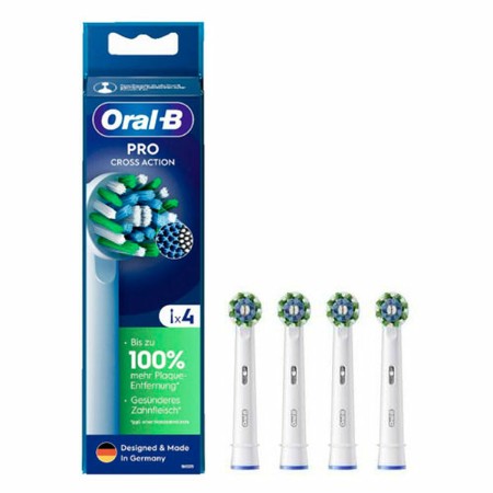 Tête de rechange Oral-B Pro Cross Action 4 Unités | Tienda24 - Global Online Shop Tienda24.eu