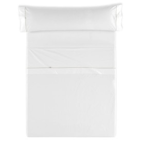 Bedding set Alexandra House Living White Single 3 Pieces by Alexandra House Living, Sheets and pillowcases - Ref: D1600016, P...