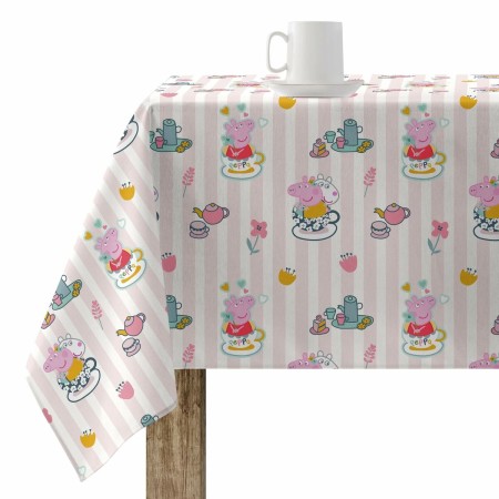 Toalha resinada antinódoas Peppa Pig Flowers 1 Multicolor 300 x 150 cm | Tienda24 Tienda24.eu