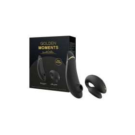 Massageador para Casais Womanizer Dourado Preto de Womanizer, Vibradores de casal - Ref: M0402776, Preço: 204,49 €, Desconto: %