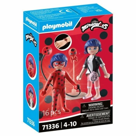 Playset Playmobil 71336 Miraculous: Marinette & Ladybug 16 Pieces by Playmobil, Toy figures playsets - Ref: S71001515, Price:...