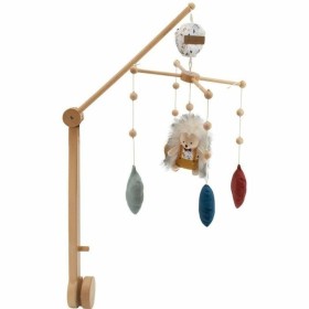 Carrousel pour Berceau Atmosphera Nuages Rose Bois MDF | Tienda24 - Global Online Shop Tienda24.eu