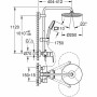 Coluna de duche Grohe Vitalio Comfort 250 de Grohe, Torneiras de duche e banheiras - Ref: S71003050, Preço: 387,88 €, Descont...