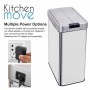 Caixote do lixo Kitchen Move Cinzento 60 L | Tienda24 - Global Online Shop Tienda24.eu