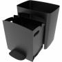 Waste bin Kitchen Move Grey Plastic 70 L | Tienda24 - Global Online Shop Tienda24.eu