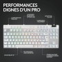 clavier et souris Logitech 920-012145 Blanc Français AZERTY de Logitech, Ensembles Clavier et Souris - Réf : S71003651, Prix ...