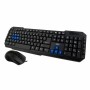 Tastiera e Mouse 3GO COMBODRILE2 Nero Qwerty in Spagnolo Francese