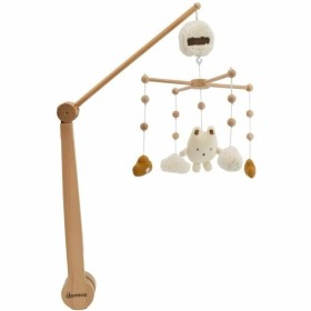 Carrousel pour Berceau Atmosphera Nuages Rose Bois MDF | Tienda24 - Global Online Shop Tienda24.eu