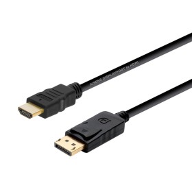 DisplayPort-zu-HDMI-Adapter LINDY 41499 Schwarz | Tienda24 Tienda24.eu