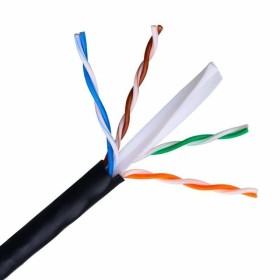 Cable de Red Rígido UTP Categoría 6 LINDY 45343 Negro Multicolor 50 m | Tienda24 Tienda24.eu