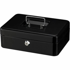 Safe-deposit box Bensontools Black Steel 30 x 24 x 9 cm | Tienda24 - Global Online Shop Tienda24.eu