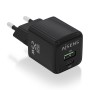 Wall Charger Aisens ASCH-25W2P015-BK Black 25 W (1 Unit) | Tienda24 Tienda24.eu