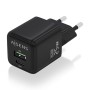 Wall Charger Aisens ASCH-25W2P015-BK Black 25 W (1 Unit) | Tienda24 Tienda24.eu