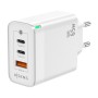 Chargeur mural Aisens ASCH-65W3P007-W 65 W (1 Unité) | Tienda24 Tienda24.eu