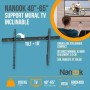 Suporte TV Nanook Tilting 65" 40" de Nanook, Mesas e suportes para TV - Ref: S71008420, Preço: 75,42 €, Desconto: %