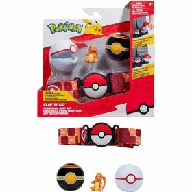 Ensemble de Figurines Pokémon Clip 'N' Go - Charmander 5 cm 5 Pièces de Pokémon, Poupées et figurines d'action - Réf : S71008...