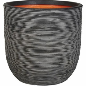 Cache-pot Capi Europe Nature Rib Anthracite Plastique de Capi Europe, Cache-pots - Réf : S71008842, Prix : 169,87 €, Remise : %