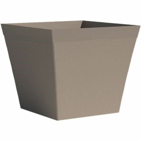 Plant pot Garden ID Taupe Squared 29 x 26 cm | Tienda24 - Global Online Shop Tienda24.eu