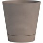 Selbstbewässernder Blumentopf Garden ID Taupe 40 cm | Tienda24 - Global Online Shop Tienda24.eu