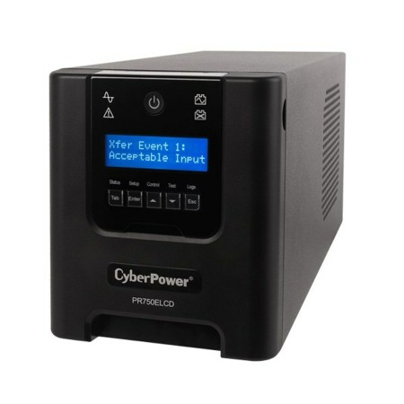 Uninterruptible Power Supply System Interactive UPS Cyberpower PR750ELCD | Tienda24 Tienda24.eu