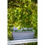 Selbstbewässerndes Pflanzgefäß Garden ID Anthrazit 60 cm | Tienda24 - Global Online Shop Tienda24.eu