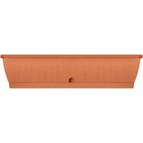 Jardinera Autorriego Garden ID Blanco 17 x 50 x 17 cm | Tienda24 - Global Online Shop Tienda24.eu