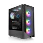 Caixa Semitorre ATX THERMALTAKE View 200 TG ARGB Preto de THERMALTAKE, Caixas para computador de secretária - Ref: S71010870,...