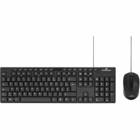 Keyboard and Mouse Bluestork MEDIA OFFICE Black AZERTY by Bluestork, Keyboard & Mouse Sets - Ref: S71010996, Price: 32,59 €, ...